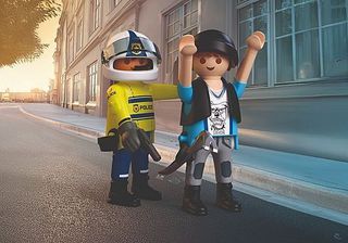 PLAYMOBIL - Motorcycle Chase (72079)-thumb-1