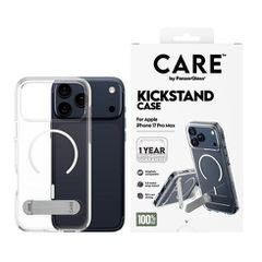 PanzerGlass - CARE Feature Case Transparent w. Kickstand & MagSafe - iPhone 17 Pro Max / Electronics