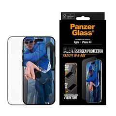 PanzerGlass - Screen Protector w. Black Frame - iPhone Air - UWF w. Fastfit in-a-box / Electronics