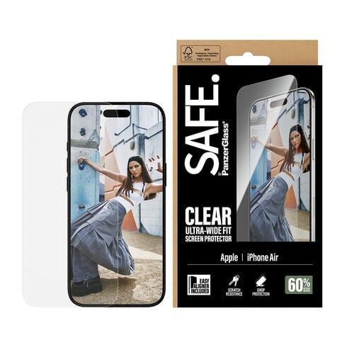 PanzerGlass - SAFE. Screen Protector - iPhone Air - UWF w. EasyAligner / Electronics