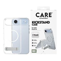 PanzerGlass - CARE Feature Case Transparent w. Kickstand & MagSafe - iPhone Air / Electronics