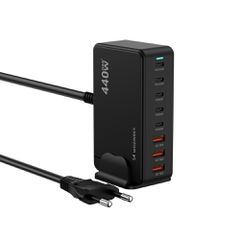 Wozinsky WSL-440 440W Gan QC3 Charging Station - Black