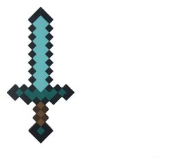 Minecraft Torch Light Sword 40 cm-thumb-2