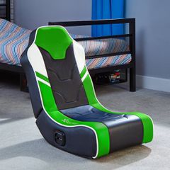 X-Rocker - Shadow 2.0 Stereo Audio Gaming Floor Rocker - Green - SOLO / Computers