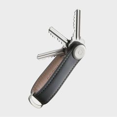 Orbitkey - Leather Key Organiser - Charcoal/Grey / Gadgets