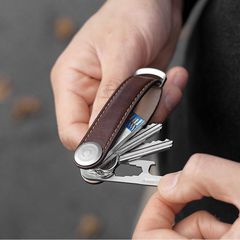 Orbitkey - Leather Key Organiser - Espresso/Brown / Gadgets-thumb-3