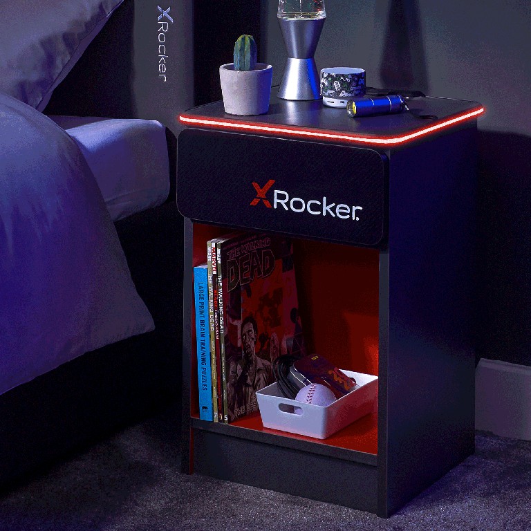 Xrocker Carbon-Tek Bedside With Wireless Charging / Computers