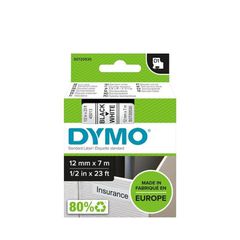 DYMO D1 Standard - Black on White - 12mm-thumb-1