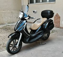 Piaggio Beverly 300i 2009 Tourer, Ελληνικό,3 βαλίτσες-thumb-2