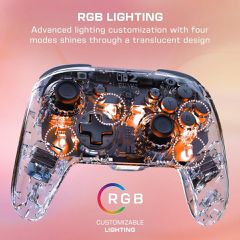 Turtle Beach - Afterglow Clear - Wireless / Nintendo Switch 2-thumb-2
