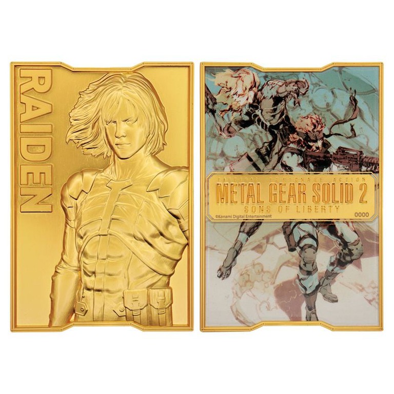 METAL GEAR SOLID 2 - Raiden - Limited Edition Ingot