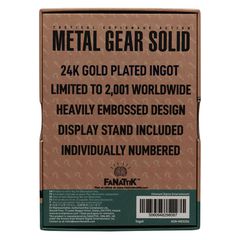 METAL GEAR SOLID 2 - Raiden - Limited Edition Ingot-thumb-4