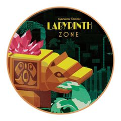 SONIC - 4 Embossed Metal Coasters-thumb-1