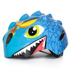 Wozinsky Children's Bicycle Helmet, Dragon Pattern, Lightweight, S - Blue-thumb-2