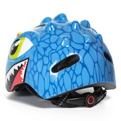 Wozinsky Children's Bicycle Helmet, Dragon Pattern, Lightweight, S - Blue-thumb-3