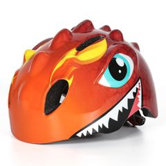 Wozinsky Children's Bicycle Helmet, Dragon Pattern, Lightweight, S - Red-thumb-1
