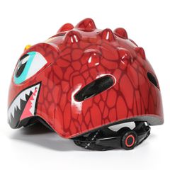 Wozinsky Children's Bicycle Helmet, Dragon Pattern, Lightweight, S - Red-thumb-3