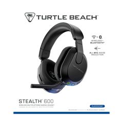 Turtle Beach Stealth 600 GEN3 Wireless Headset - Black / PlayStation 4-thumb-1