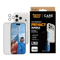 PanzerGlass - CARE 3-in-1 Flagship Privacy Bundle - iPhone 17 Pro / Electronics