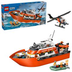 LEGO - LEGO City - Coast Guard Rescue Boat & Helicopter (60504) / Toys
