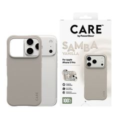PanzerGlass - CARE by PanzerGlass® Fashionable Case Samba m. MagSafe - iPhone 17 Pro - Vanilla / Electronics