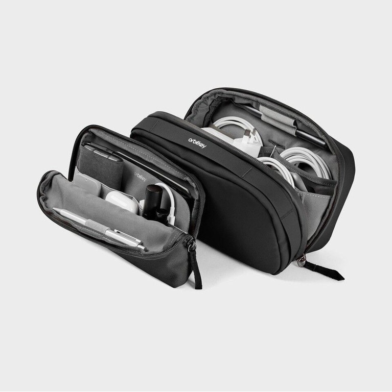 Orbitkey - 2-in-1 Tech Pouch - Black / Gadgets
