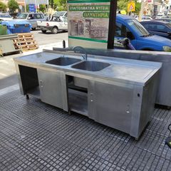 ΛΑΝΤΖΑ ΑΝΟΙΧΤΗ ΜΕ 2 ΓΟΥΡΝΕΣ (50X50 CM) 4 ΠΟΡΤΕΣ ΚΑΙ ΥΠΕΡΥΨΩΜΑ – 240X72X86(93) CM - 65489