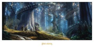 Lord of the Rings Art Print Lothlorien 59 x 30 cm