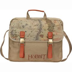 Hobbit Map fabric shoulder bag-thumb-3