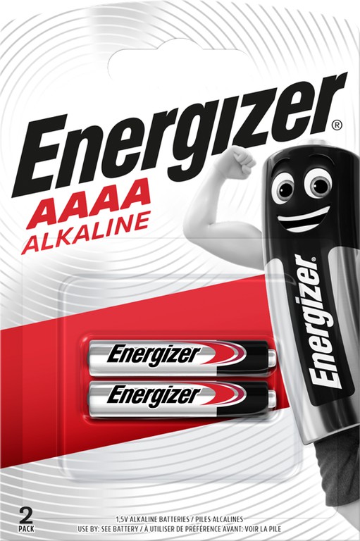 Energizer - Alkaline AAAA 2 Pack Battery