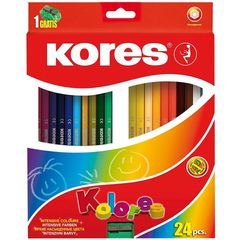 Kores - Kolores - Hexagonal 24 Coloured Pencils (96324) / Toys