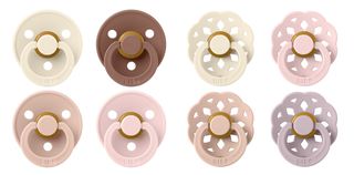 BIBS - Pacifier Colour 4 PACK - Ivory/Blush