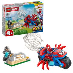 LEGO - Spidey - Spidey on his Motorcycle vs. Rhino (11206) / Toys