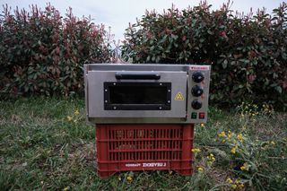 Karamco HEP-1ST Ηλεκτρικός Φούρνος Πίτσας Aερόθερμος 2kW 56x57x28cm