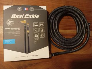 Real Cable SUB1801 καλώδιο υπογούφερ 5μ καινούργιο