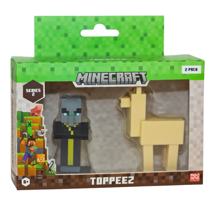 Minecraft - 3D 6 cm Figure 2 pack window box S2 - Evoker & Llama