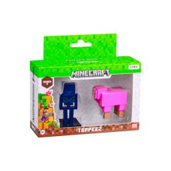 Minecraft - 3D 6 cm Figure 2 pack S2 - Drowned and Pink Sheep / Toys