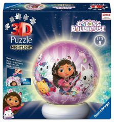 Ravensburger - Puzzle-Ball Nightlight Gabby's Dollhouse 72p (12008059) / Toys