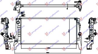 ΨΥΓΕΙΟ 2.0 ΒΕΝΖΙΝΗ ΑΥΤΟΜΑΤΟ (3 ΣΩΛΗΝΑΚΙΑ) (680x320) (NISSENS) — BMW SERIES 2 ACTIVE/GRAN TOURER 2014-2017 (F45/F46