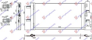 ΨΥΓΕΙΟ A/C 1.5 (216/218i) ΒΕΝΖΙΝΗ (648x348x12) — BMW SERIES 2 ACTIVE/GRAN TOURER 2014-2017 (F45/F46