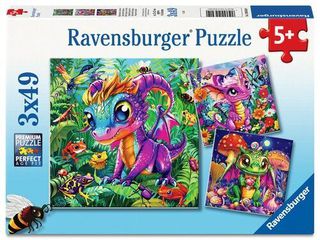 Ravensburger - Baby Garden Dragons 3x49p (12004301) / Toys
