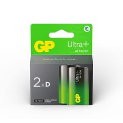 GP - Ultra Plus Alkaline D-batteri, 13A