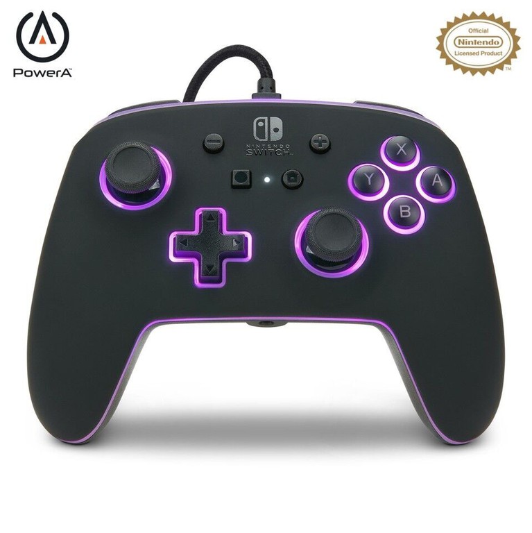 PowerA Enhanced Wired Controller - Nintendo Switch Spectra - Black / Nintendo Switch