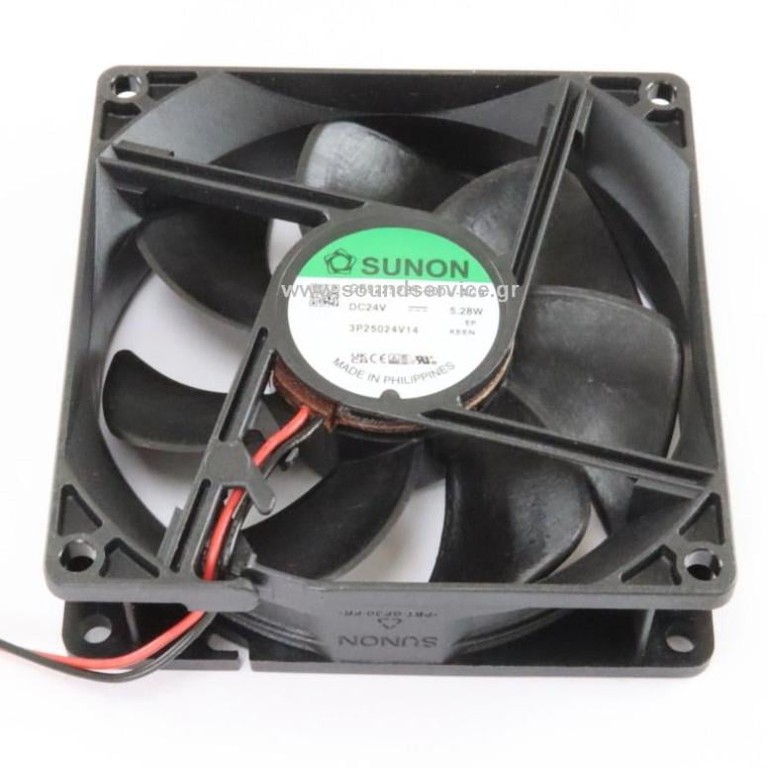 ΑΝΕΜΙΣΤΗΡΑΣ 24V DC 92x92x25mm 3-C 5.28W 0.22A 127m3/h 47dBA SUNON