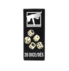 Warhammer Dice - Set of 20 six-sided Dice (65-36)