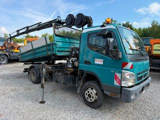 Ανατροπή + Γερανός Mitsubishi 2011 Canter fuso 7 c 15