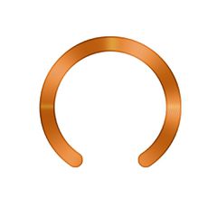 Tech-Protect MMP-210 MagSafe 2-Pack Magnetic Ring - Orange / Black-thumb-1