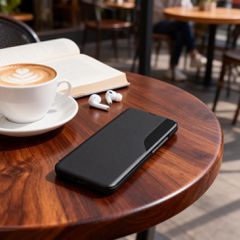 Tech-Protect Smart View Case for Samsung Galaxy A37 5G - Black-thumb-2