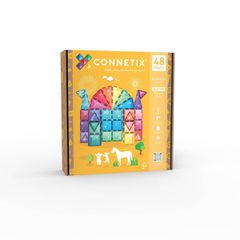 Connetix - Glitter Castle Pack - Magnet Set (CT-G-00048-GP) / Toys