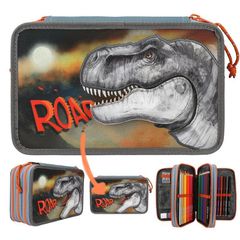 Dino World - Triple Pencil Case ROAR ( 0411756 ) / Toys